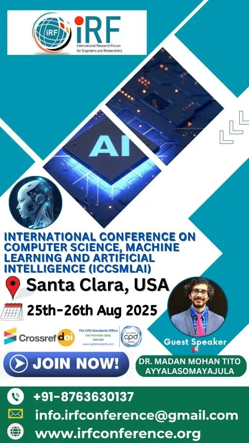 Computer Science, Machine Learning and Artificial Intelligence Conference in USA